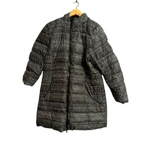 The North Face Womens Puffer Gropcore Casual Outdoor Long Dot Print Hooded XXL